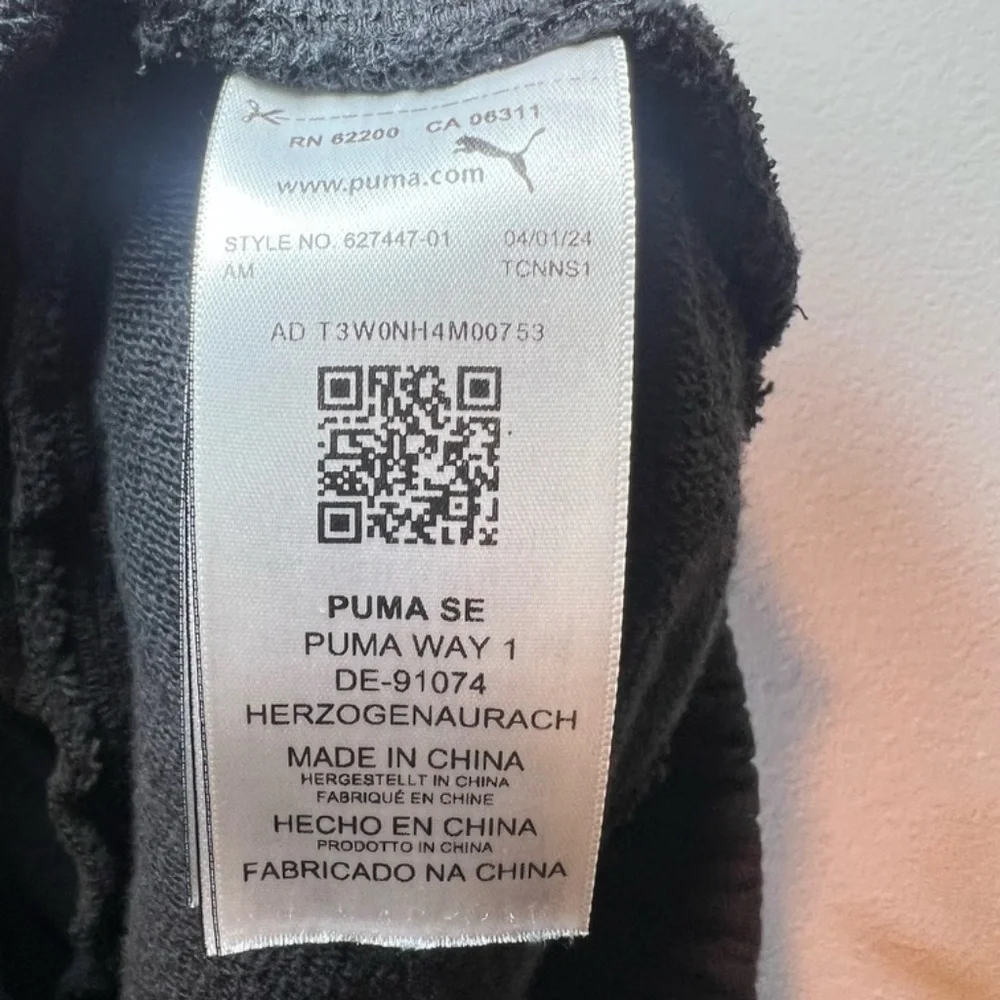 PUMA x Carrots 7" Sweat Shorts Black Casual Athletic Streetwear Mens Size Medium - Picture 15 of 15